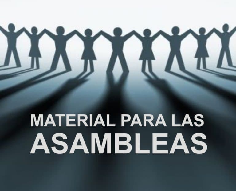 Material para las asambleas escolares y departamentales