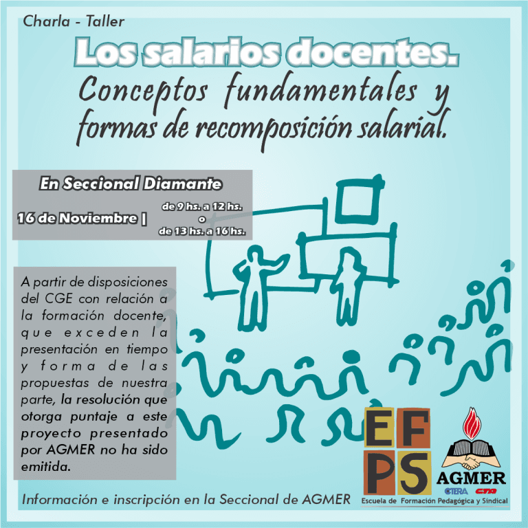 DIAMANTE | Charla-taller sobre los salarios docentes