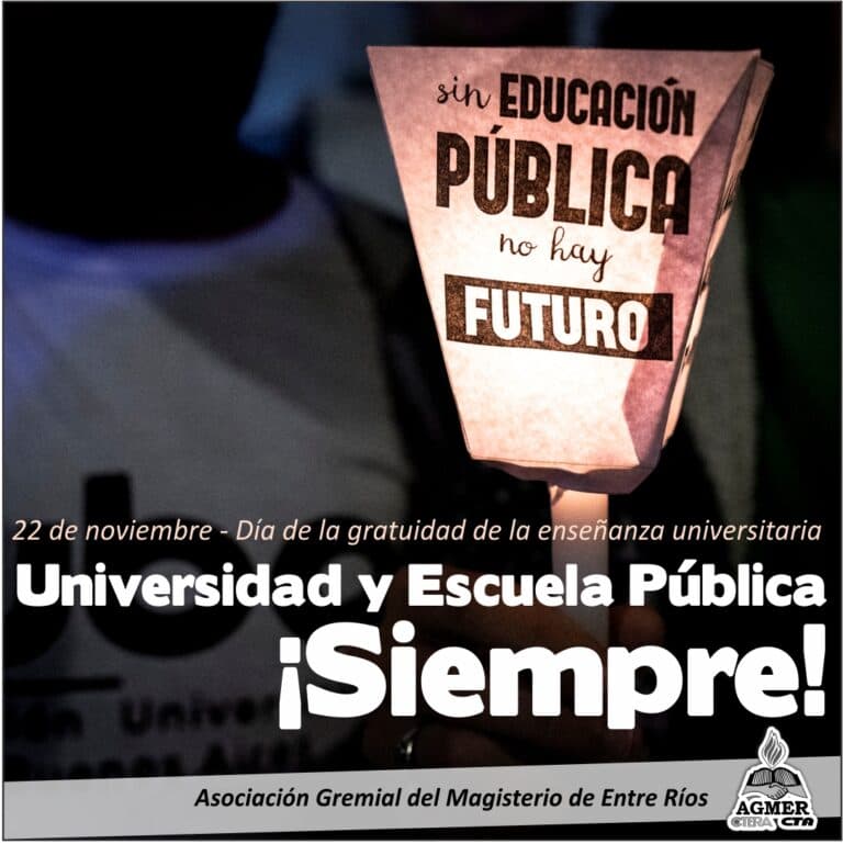 Día de la gratuidad de la Educación Universitaria