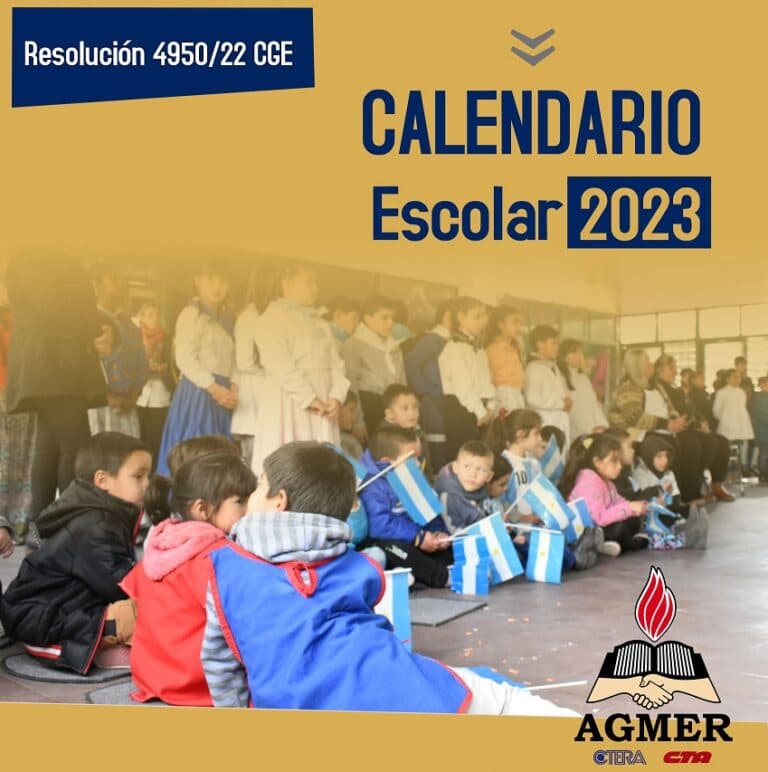 Calendario Escolar 2023 (Res. 4950/22 CGE)