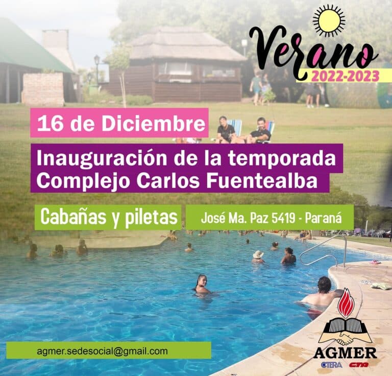 Temporada 2022/2023 en el Complejo Carlos Fuentealba de AGMER