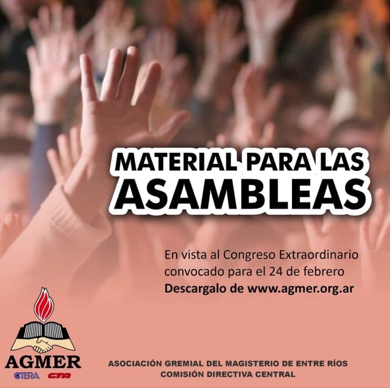 Material de la CDC para las asambleas