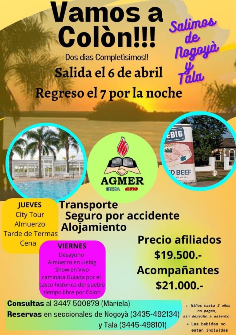 Nos vamos a Colón!