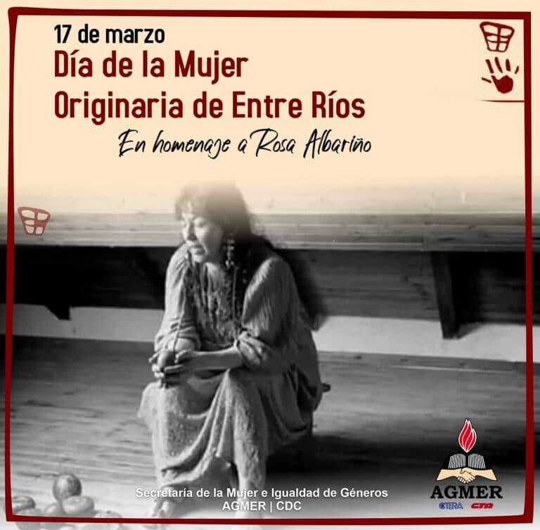 17 de marzo: Día de la Mujer Originaria de Entre Ríos