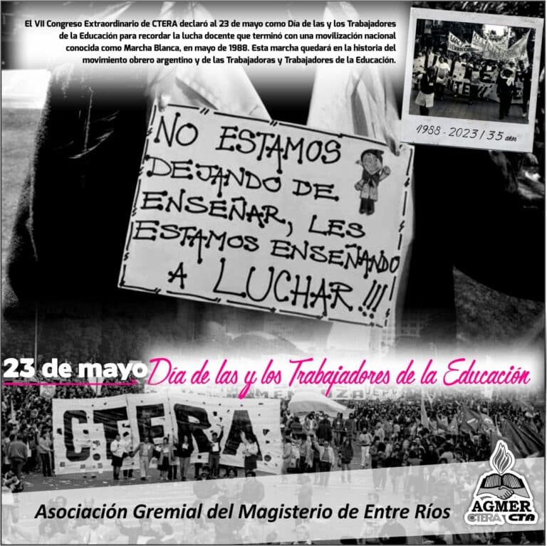 Día de las y los trabajadores de la educación