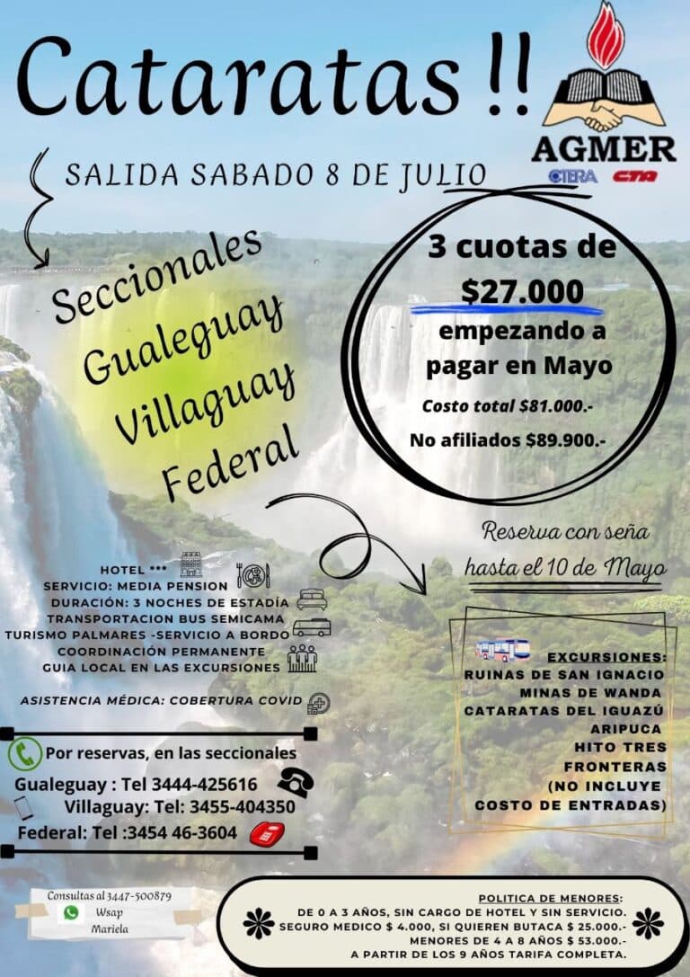 ¡Vamos a Cataratas!