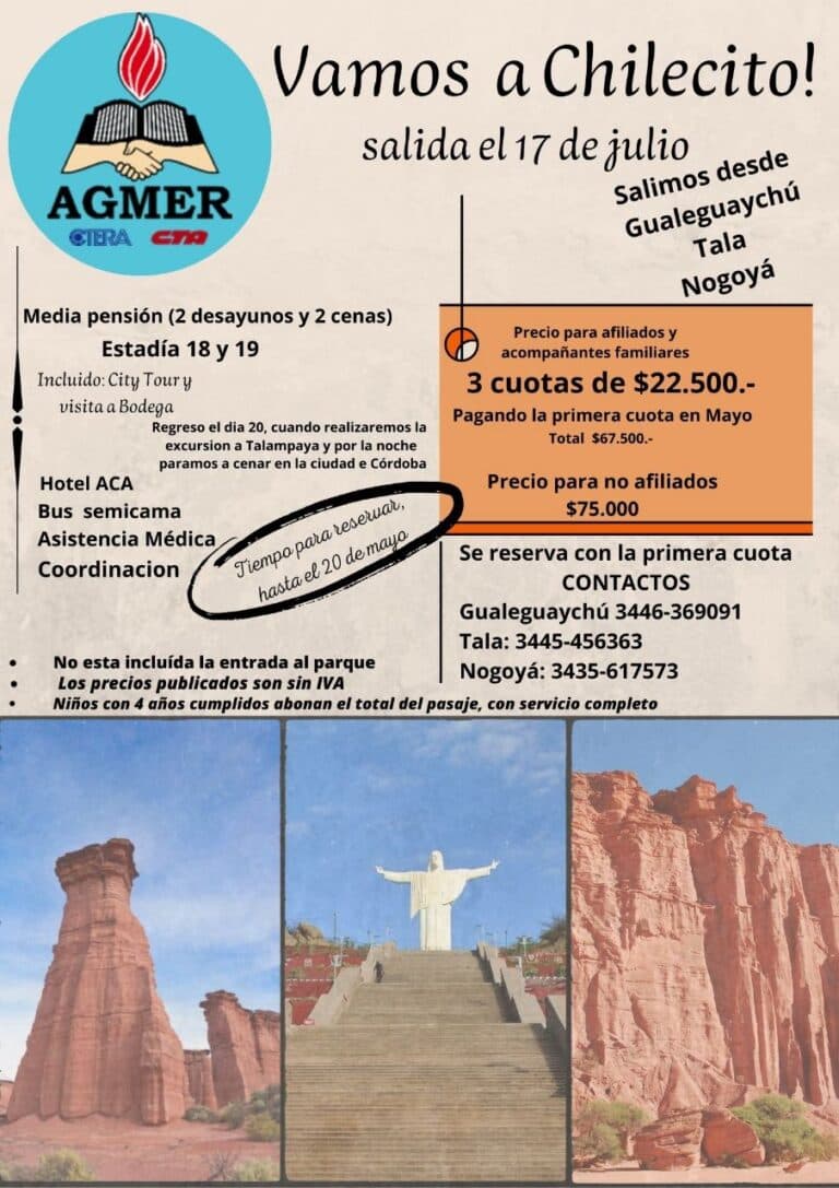 Otra opción para julio: Chilecito