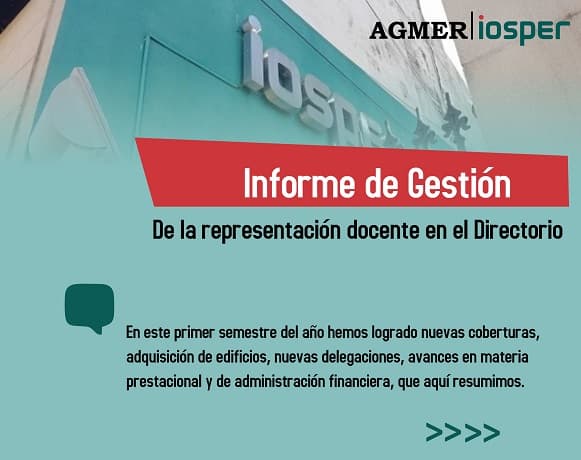 IOSPER: Informe de Gestión 2023
