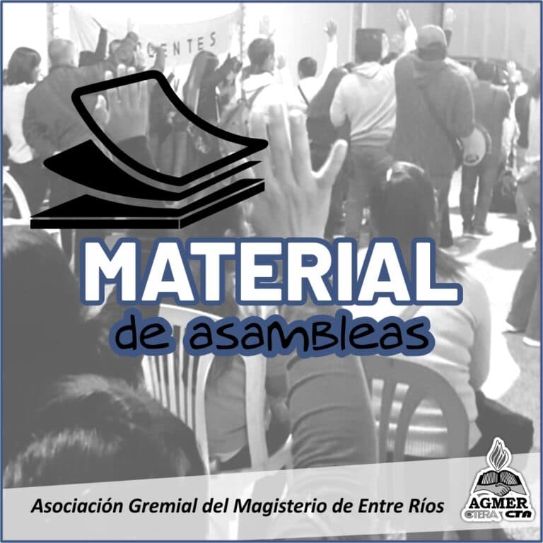 Material para asambleas
