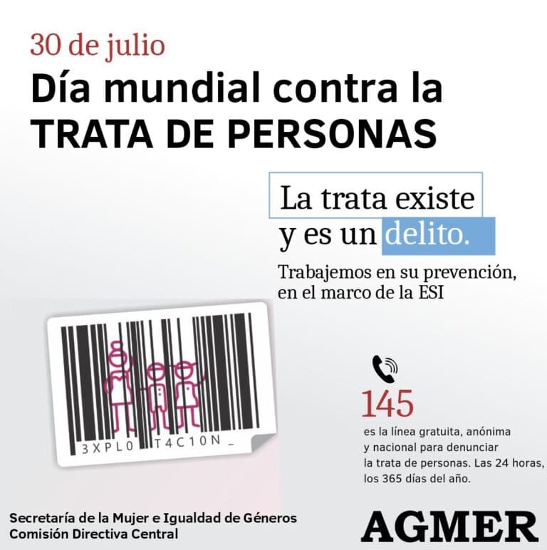 30 de Julio: Día Mundial contra la trata de personas