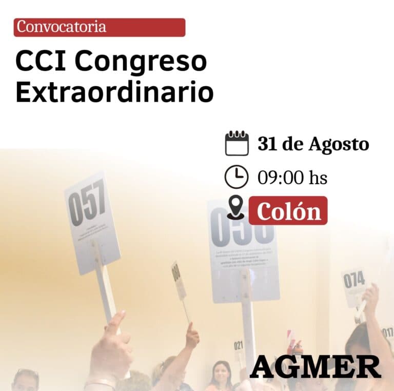 Convocatoria a Congreso Extraordinario de AGMER