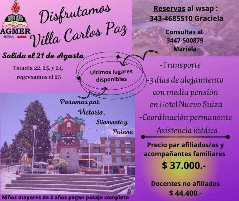 Disfrutamos Villa Carlos Paz!!