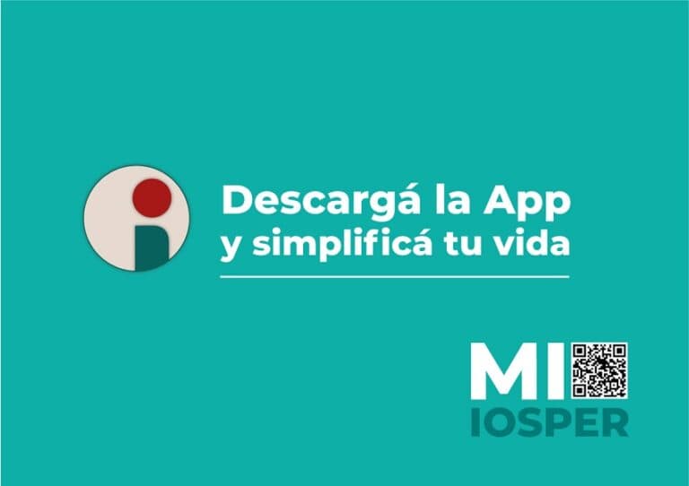 Aplicación MI IOSPER en tu celular