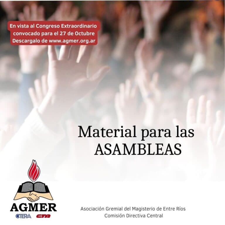 Material para las asambleas