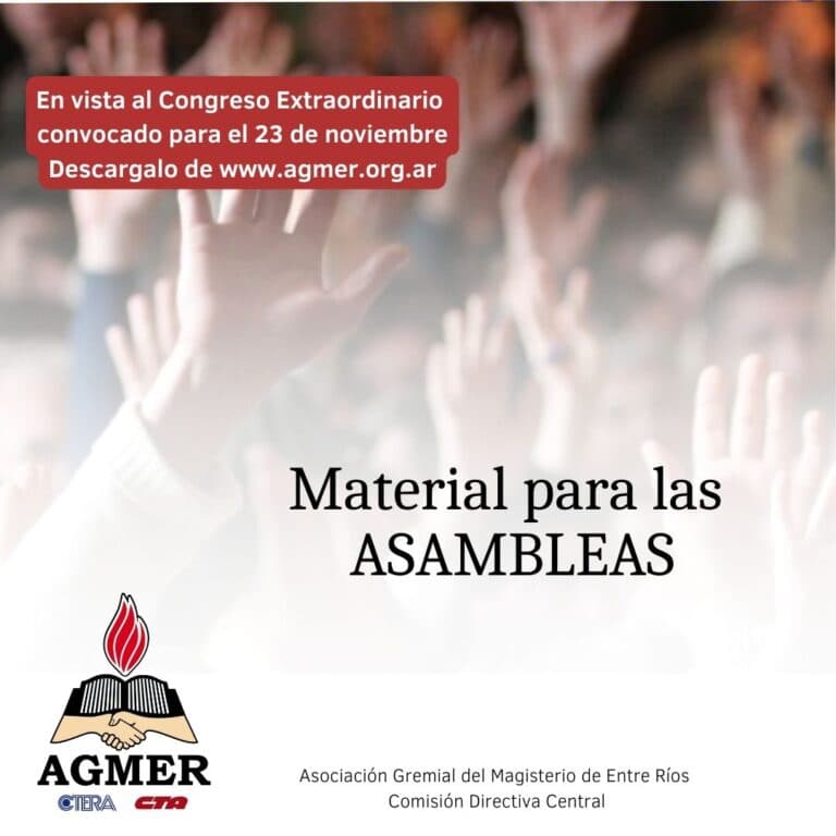 Material para las asambleas