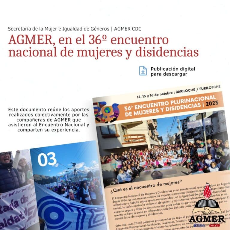 Publicación digital: AGMER, en el encuentro de Mujeres
