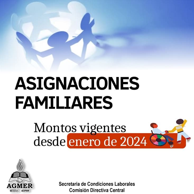 Nuevos valores de Asignaciones Familiares
