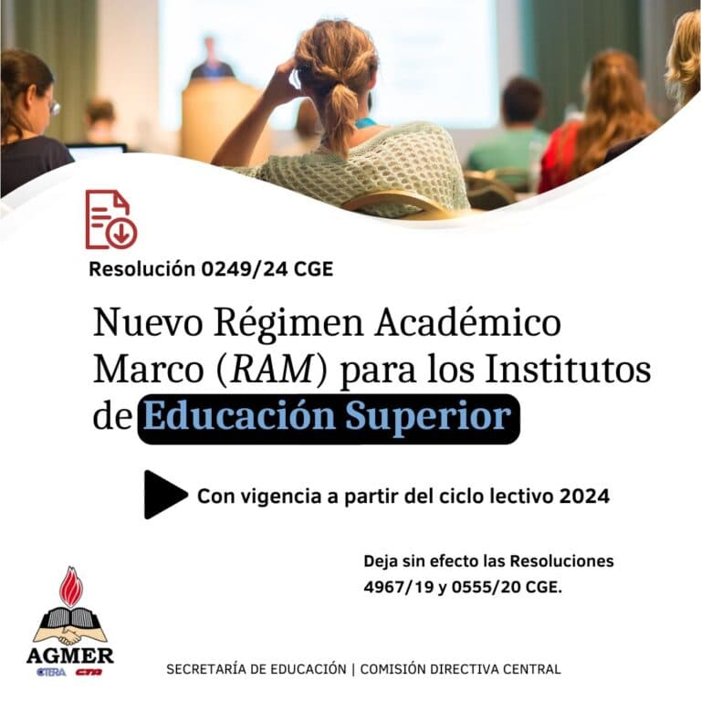 Nuevo Régimen académico para los Institutos de Educación Superior