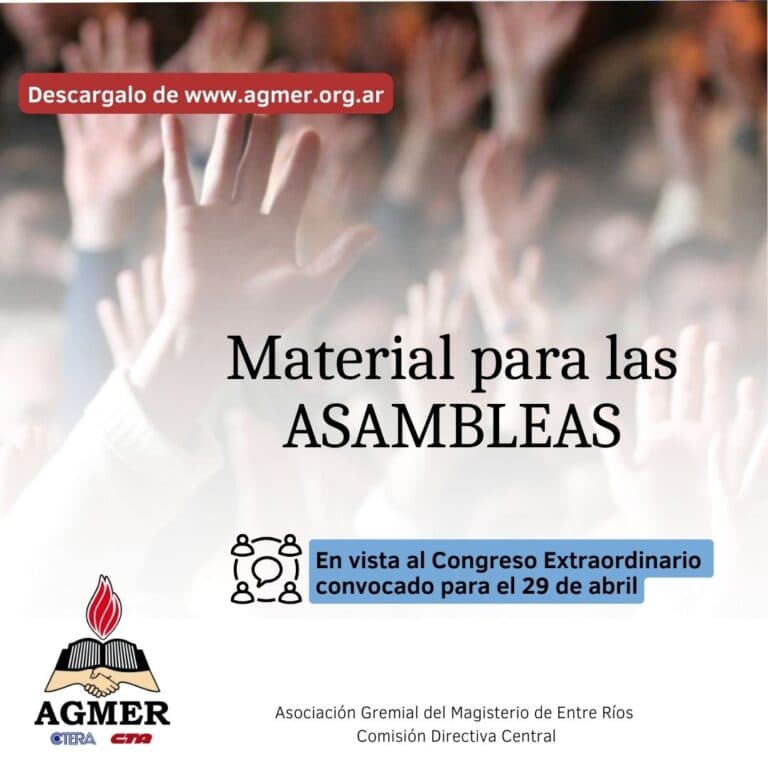 Material para las asambleas escolares