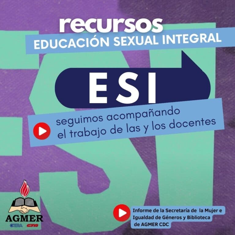 Recursos audiovisuales para el trabajo de ESI en las escuelas