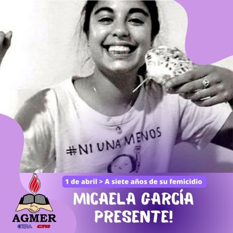 A siete años del femicidio de Micaela García