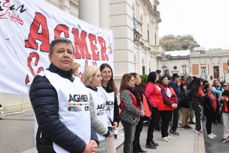 AGMER movilizó en defensa de la educación pública