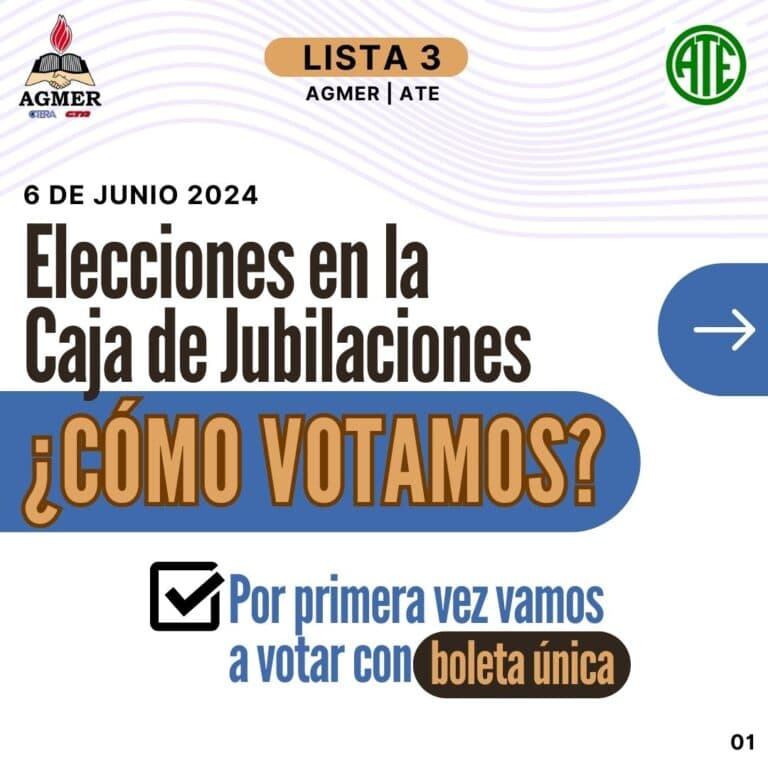 6 de junio: Elecciones en la Caja de Jubilaciones