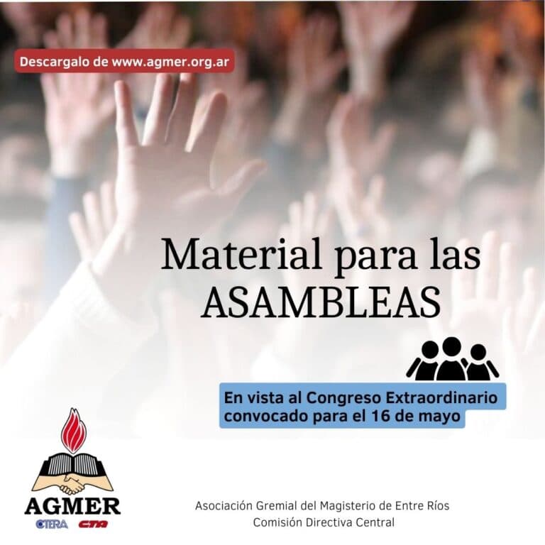 Material para las asambleas escolares y departamentales