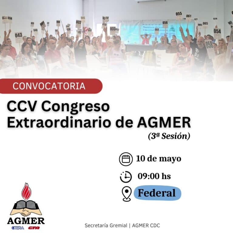 Convocatoria a Congreso Extraordinario