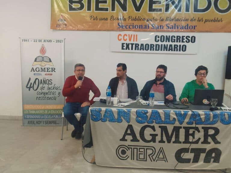 El Congreso de AGMER rechazó la propuesta salarial