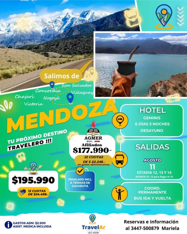 ¡Vamos a Mendoza!