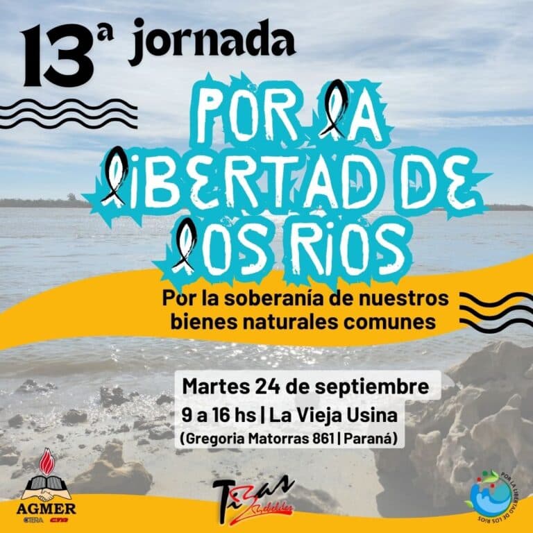 13ª Jornada «Por la libertad de los ríos»