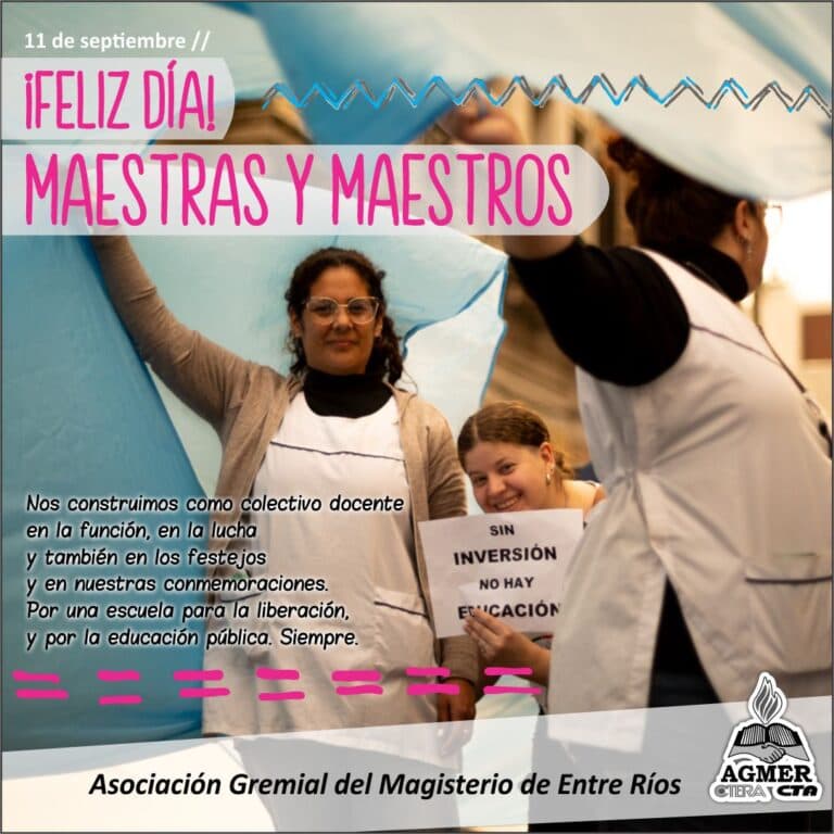 Maestras y maestros ¡Feliz día!