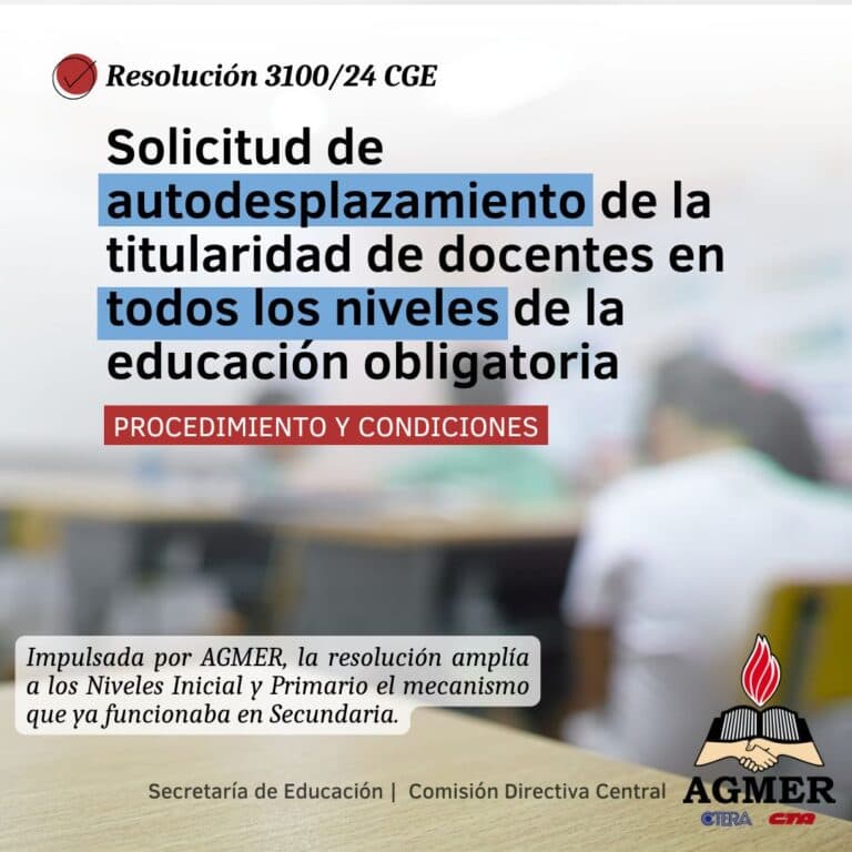 Autodesplazamiento: se amplía a todos los niveles de la educación obligatoria