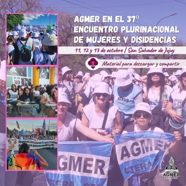 AGMER en el 37º Encuentro Plurinacional de Mujeres y Disidencias