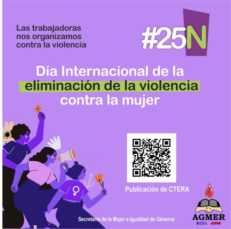 #25N: Día Internacional para la eliminación de la violencia contra la Mujer