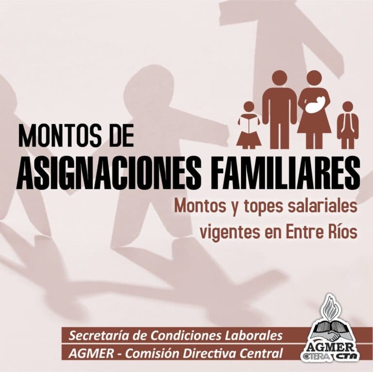 Nuevos montos vigentes de asignaciones familiares a enero de 2025