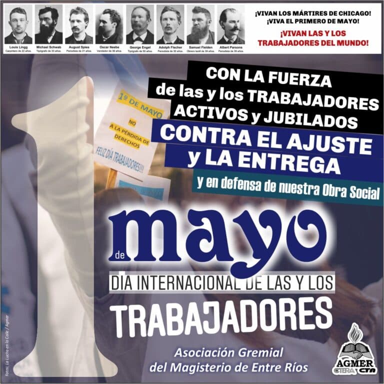 En el Día Internacional de las y los trabajadores, todos nuestros reclamos se hacen uno: LA SALUD ES UN DERECHO