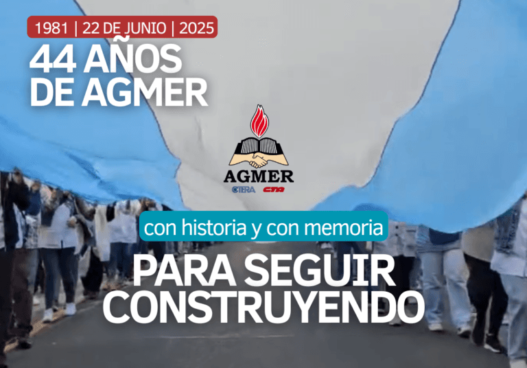 22 de junio: 44 años de AGMER