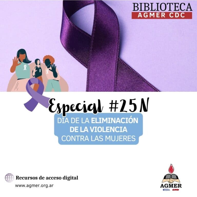 Especial de la Biblioteca de AGMER: Día Internacional de la Eliminación de la Violencia contra la Mujer