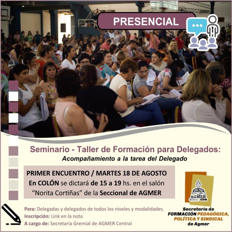 COLÓN: primer encuentro del Seminario-Taller de formación para delegadas y delegados