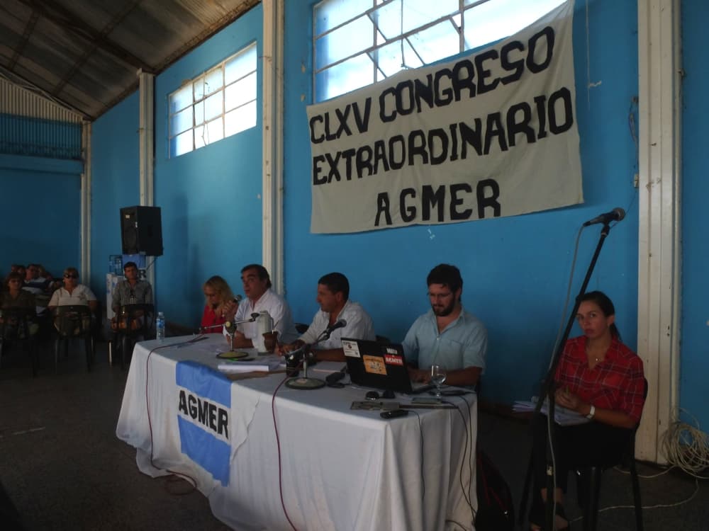 Sesionó ayer el Congreso de AGMER – RESOLUCIONES