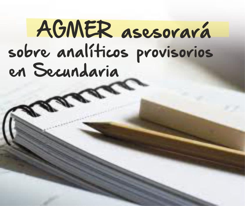 AGMER asesorará sobre analíticos provisorios en Secundaria