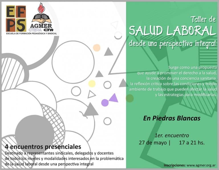 Comienza en Piedras Blancas el Taller de Salud laboral desde una perspectiva integral