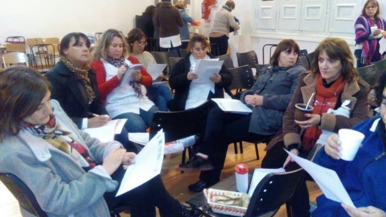 Actividades de la Escuela de Formación de AGMER en toda la provincia