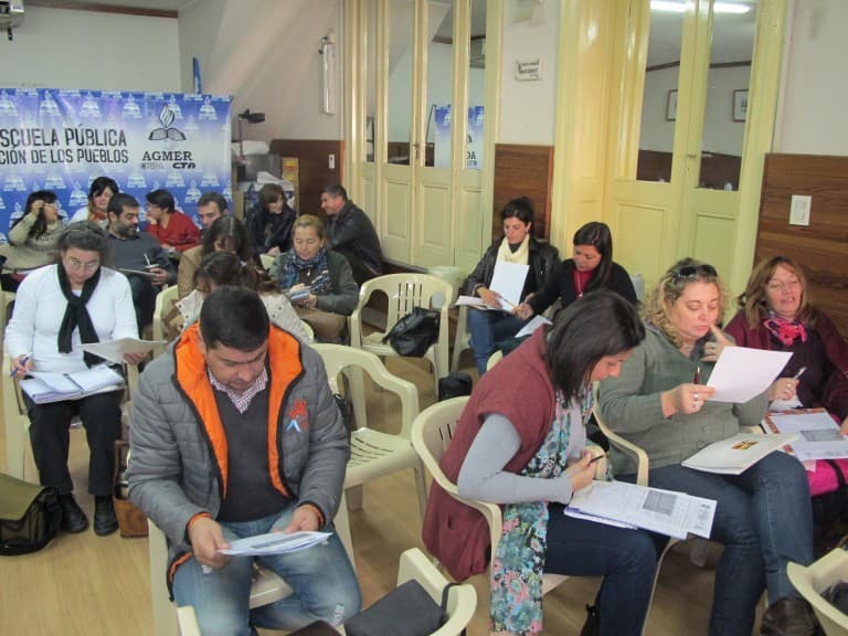 Se realizó una jornada de trabajo del Programa de formación para la enseñanza de la matemática
