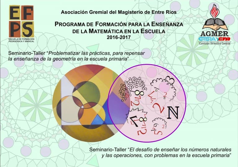 Jornada de Trabajo del Programa de formación para la enseñanza de la Matemática en la Escuela
