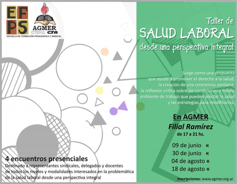Comienza en Ramírez el taller de Salud Laboral desde una perspectiva integral
