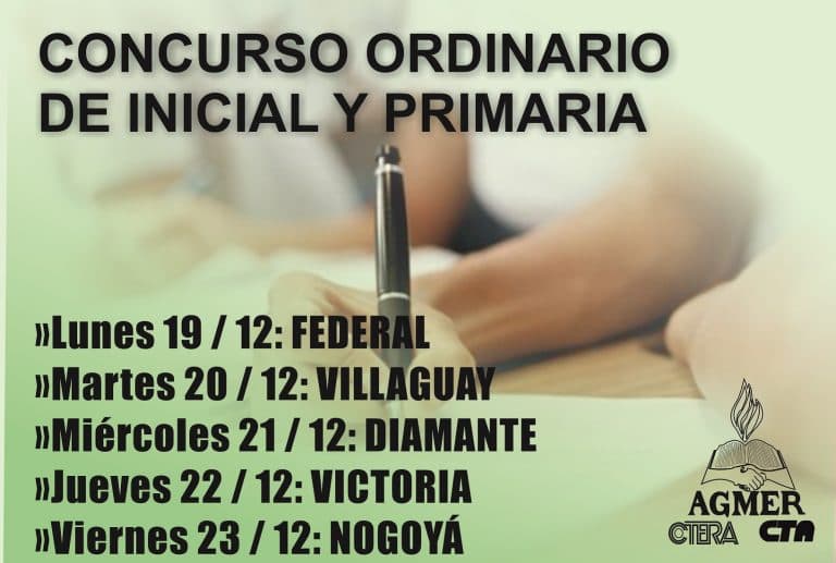 Concurso ordinario: resoluciones de cargos vacantes
