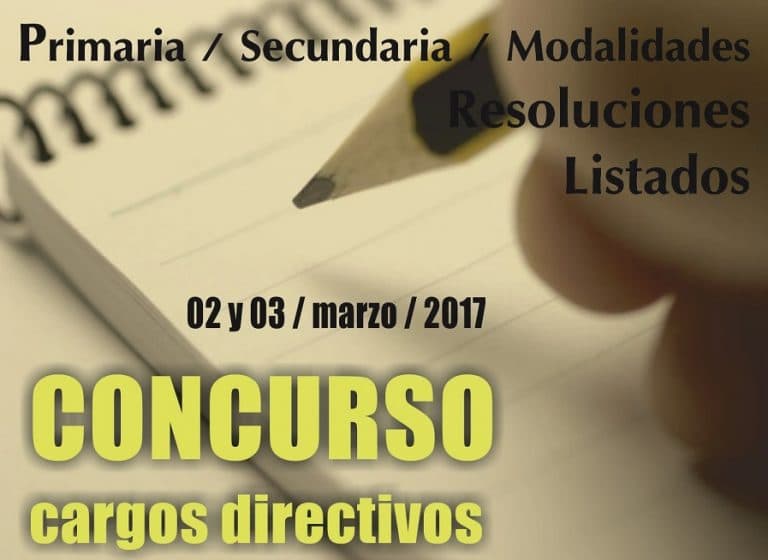 Concursos de cargos directivos de Primaria y Secundaria